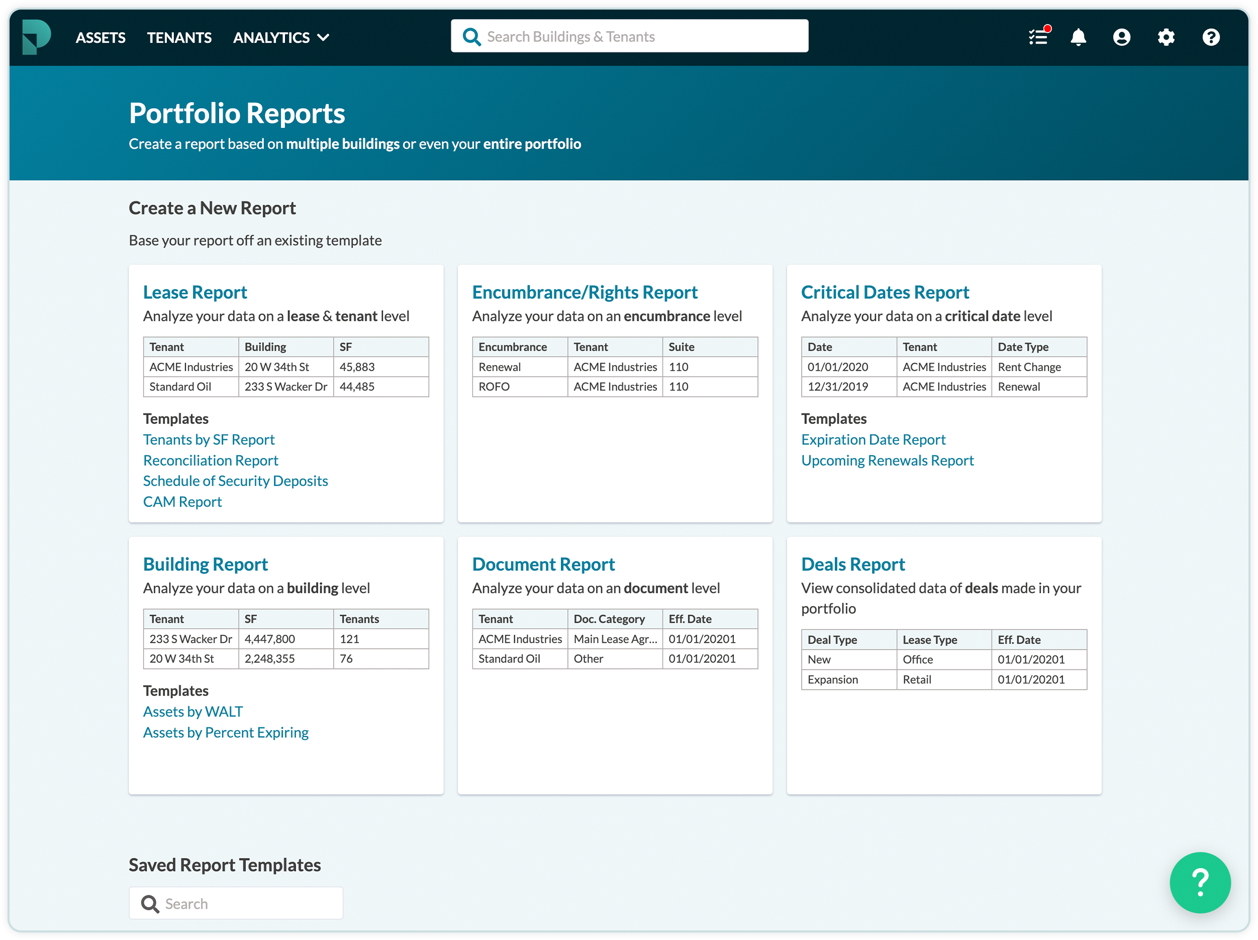 Reports Dashboard